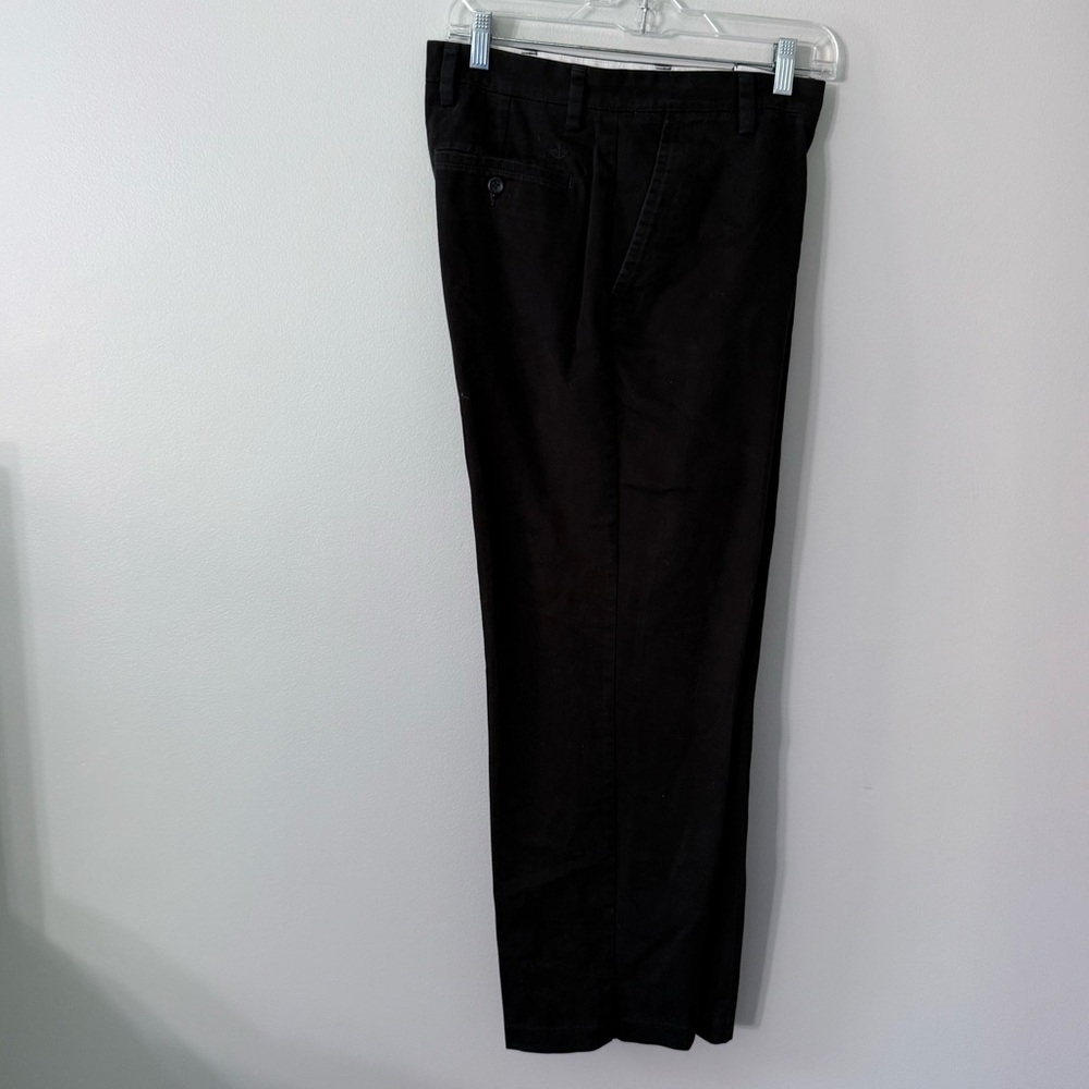 Dockers Black Dress Pants Straight Leg Classic Fit - 34X29